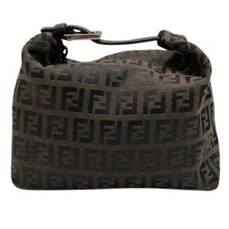 Fendi Pre-owned Handbags, female, Brown, Size: ONE SIZE Pre-owned Zucca Handbag