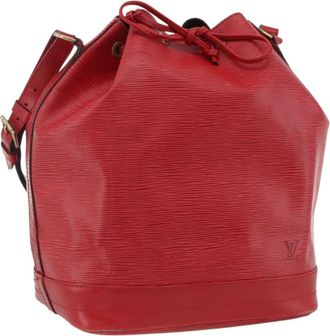Louis Vuitton Noe Epi Leather Red Leather Handbag (Pre-Owned)