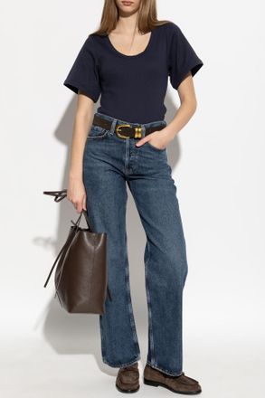 By Malene Birger Top Lunai, Womens, Navy Blue