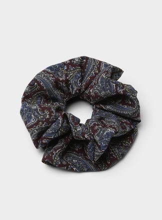 Simons Womens Paisley double scrunchie