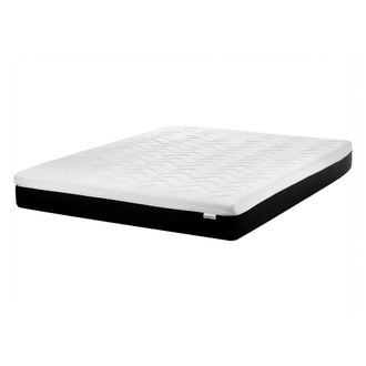 Beliani Beliani - Colch&oacute;n De Espuma Visco Gel Firme Duro Con Funda Extra&iacute;ble De Poli&eacute;ster Con Cremallera 140 X 200 Cm Spongy