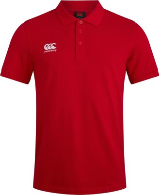 Canterbury Of New Zealand Heren Waimak Polo Shirt (Vlag rood)