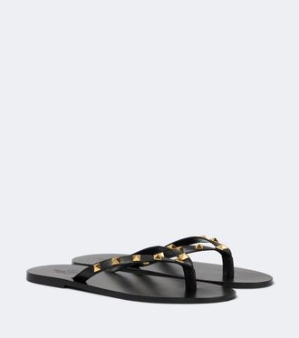 Valentino Garavani Rockstud leather thong sandals