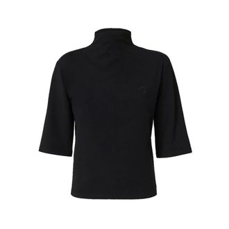 Pinko Pinko - Macchina Top - Dames - Tops - Zwart - Maat: L Viscose