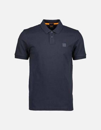 HUGO BOSS Mens Passenger Logo Patch Polo Shirt - Navy - Size: 36
