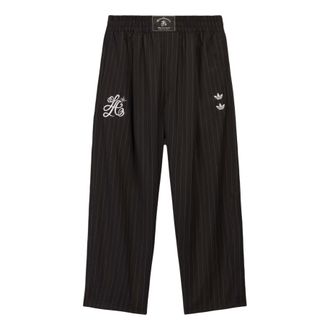 adidas x Chavarria Pinstripe Track Pant Black White KR8688