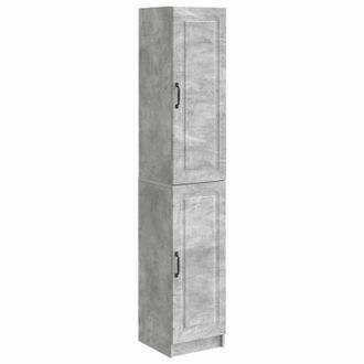 vidaXL Juego De Armarios 2 Uds. Gris Hormig&oacute;n Madera De Ingenier&iacute;a Vidaxl