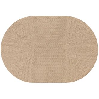 HOMCOM Alfombra de sal&oacute;n 170x120x0.6 cm beige
