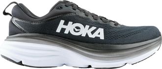 Hoka One One Bondi 8 Running Shoe in Black Mesh Women