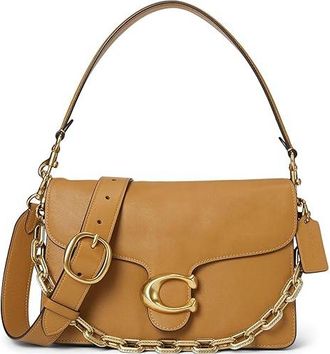 Coach Chain Tabby Shoulder Bag Womens Handbags Honey Brown, Leather