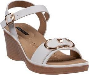 Good Choice Shoes Nava Wedge Sandal in White at Nordstrom Rack, Size 8.5