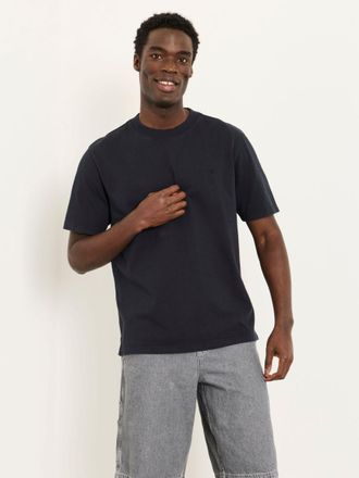 Fat Face FatFace Alton Relaxed Fit Black Heavyweight T-Shirt