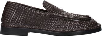 Bottega Veneta Hombres Mocasines Daddy Cuero Marr&oacute;n/Chocolate Oscuro