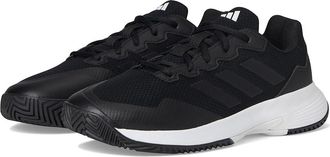 adidas Game Court 2 Tennis Shoes Mens Shoes Core Black/Core Black/Grey Four : 11.5 D - Medium, Synthetic