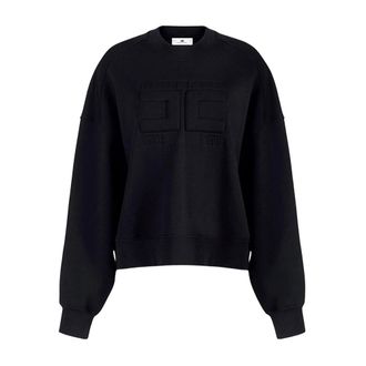 Elisabetta Franchi Donna, Felpe, Nero, M, new