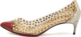 Christian Louboutin Pumps con borchie - Rosso