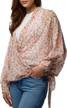 Saachi Ditsy Print Wrap in Pink at Nordstrom Rack