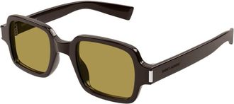 Saint Laurent Zonnebril - unisex - Zonnebrillen - Bruin - 48 MM - Accessoires
