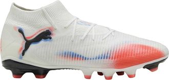 Puma Future 8 Pro voetbalschoenen voor heren, voor kunstgras (Wit, Zwart, Rood)