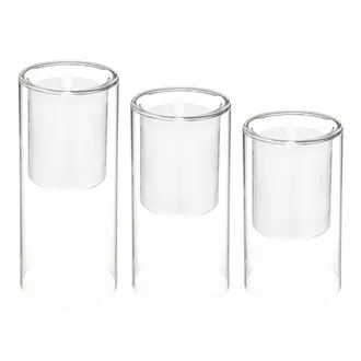 Atmosphera Atmosphera - Set Di 3 Candele Led 36x30cm Cr&eacute;ateur DInt&eacute;rieur