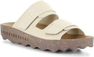 FLY London Cleek Platform Slide Sandal in Nude at Nordstrom, Size 10-10.5Us