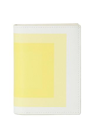 Tiffany & Fred Geometric Print Leather Wallet
