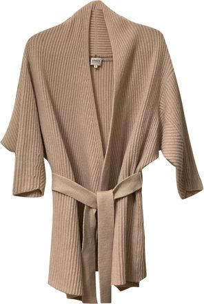 Armani Cashmere & Wool Belted Cardigan Size L