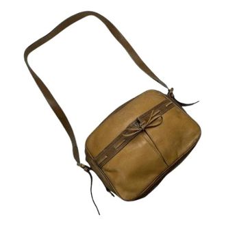 Loewe Pre-owned Madrid Vintage Shoulder Bag - Flamenco - Dames - Pre-owned - Beige - Maat: ONE Size Lame