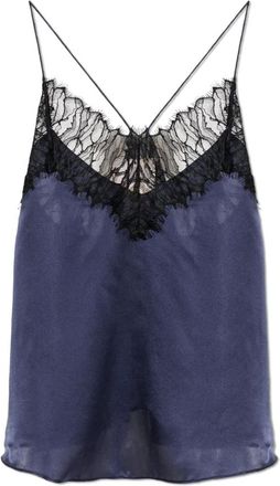 Iro Iro, Tops, Dames, Blauw, S, Newin Zijden Top