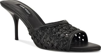 Nine West Kirela Woven Sandal in Black at Nordstrom, Size 9.5