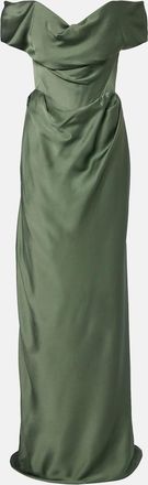 Vivienne Westwood Abito lungo bustier Nova Cocotte in raso