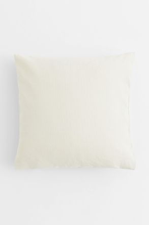 H&M Kissenh&uuml;lle aus Baumwollcanvas - Cremefarben