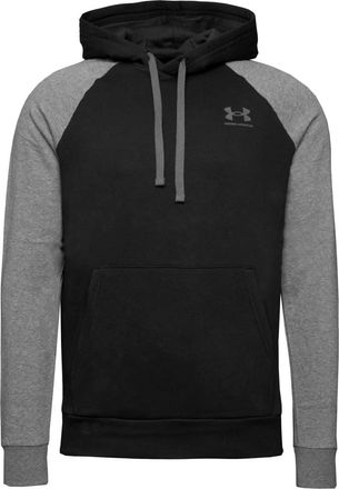 Under Armour Rival Fleece Colorblock Mens Hoodie Black