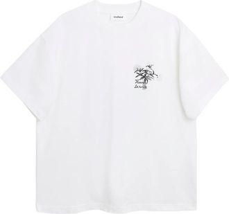 Soulland KAI Monochrome T-shirt - unisex - T-shirts - Wit - Xs/S - Katoen - Tops