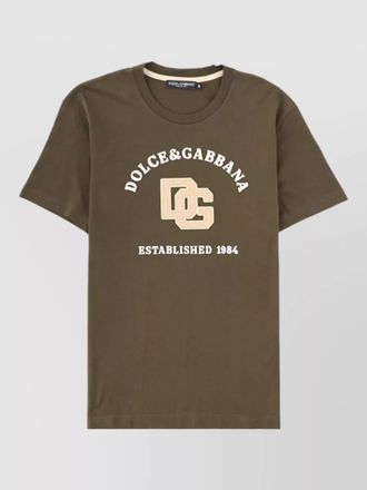 Dolce & Gabbana short sleeve crew neck mens t shirt