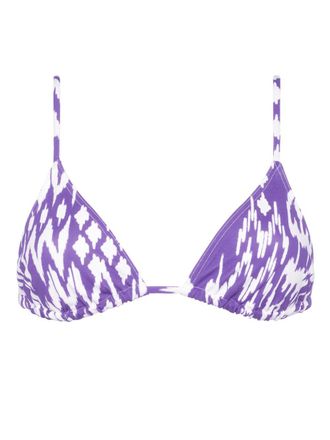 Eres Sun triangle bikini top - Purple