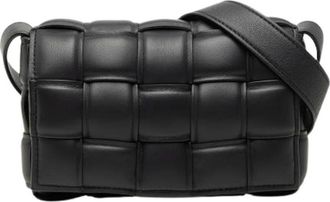 Bottega Veneta Pre-owned Padded Cassette - Dames - Vintage Schoudertas - Zwart - ONE Size - Leer - Vintage