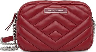 A|X Armani Exchange Borsa a tracolla trapuntata - Rosso