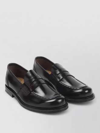 Churchs farsley loafers polished leather penny strap