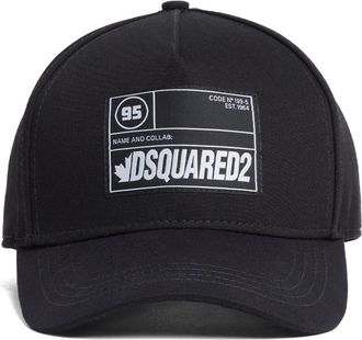 Dsquared2 Cappello da baseball con logo - Nero