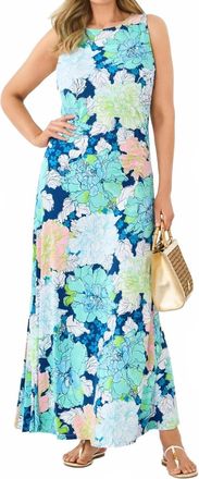 Lilly Pulitzer Carolita Maxi Dress In Starlight Navy
