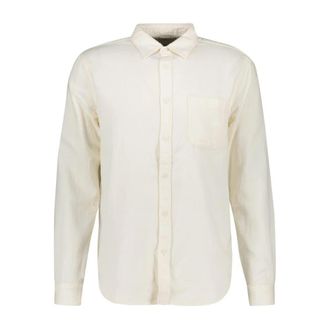 Closed Oxford Shirt - Heren - Casual Overhemden - Wit - M - Katoen - Overhemden
