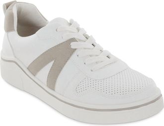 Mia Womens Alta Lace-Up Sneaker In White