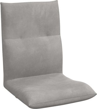 vidaXL Sill&oacute;n Ajustable Gris Claro Terciopelo Vidaxl