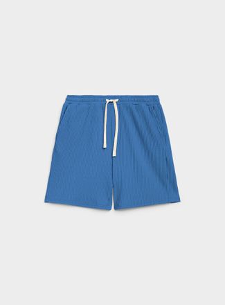 Super Massive Shop Mens Solid rib-knit short