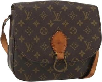 Louis Vuitton Pre-owned Canvas Crossbody Tas - Dames - Vintage Schoudertas - Bruin - ONE Size - Vintage