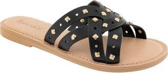 Splendid Simon Studded Slide Sandal in Black at Nordstrom Rack, Size 7.5