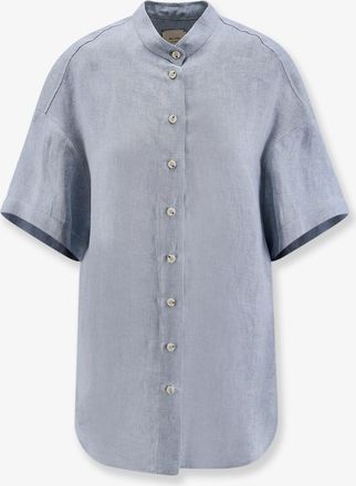 Alysi Camicia in lino D&eacute;lav&eacute; - ALYSI - gender_Woman