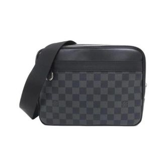 Louis Vuitton Pre-owned Trocadero Messenger Damier Graphite Schoudertas - Dames - Pre-owned - Zwart - Maat: ONE Size