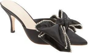 Loeffler Randall Margot Mule in Black/Crystal at Nordstrom Rack, Size 6
